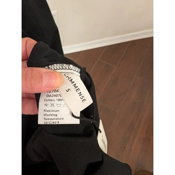 #271 Cotton Sleeveless Pockets Cutout Long Dress - Picture 4 of 4